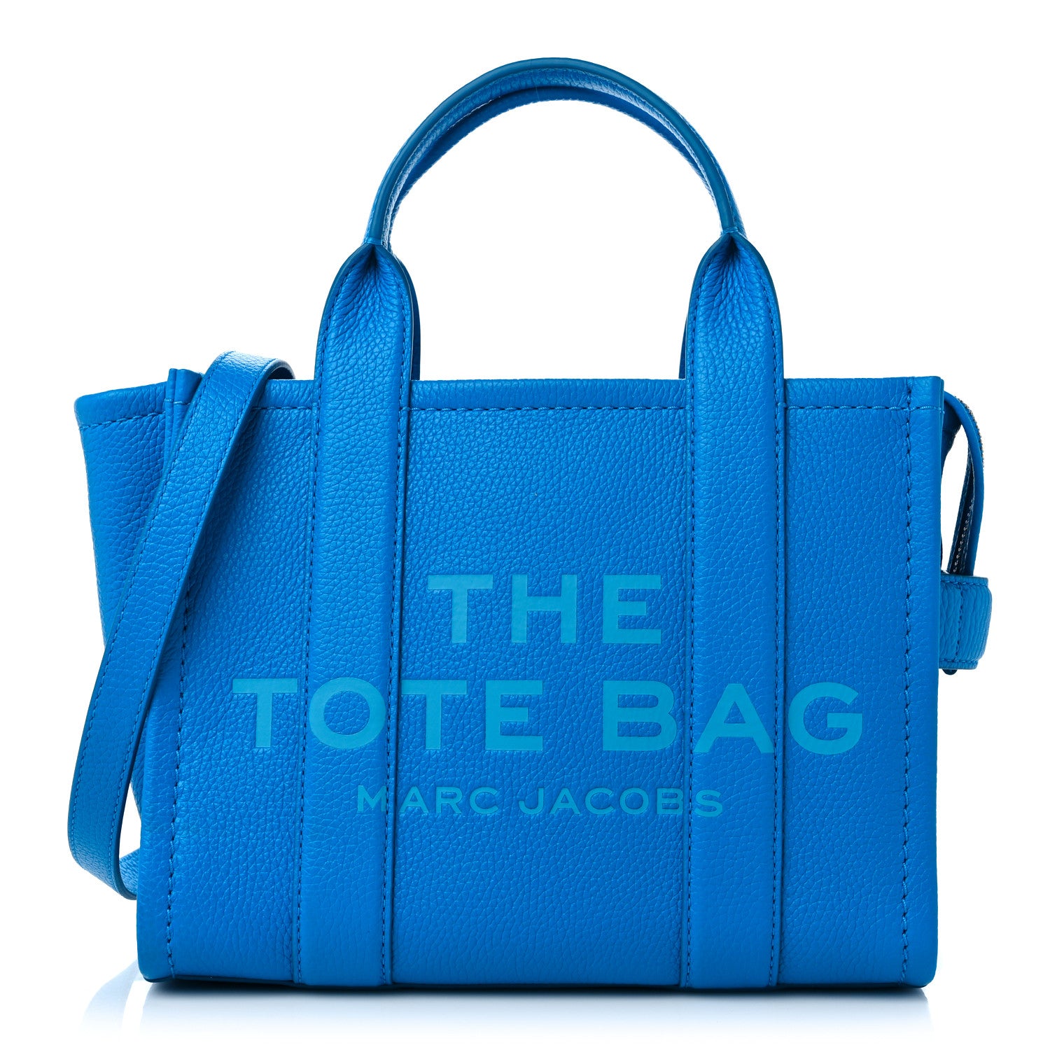 Marc Jacobs Grained Calfskin Small The Tote Bag Scuba 1 of 9