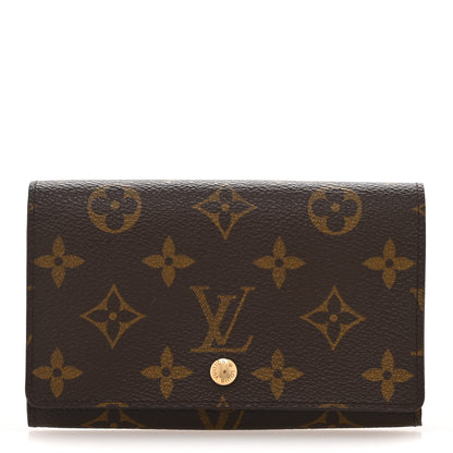 Louis Vuitton Monogram Porte-Monnaie Tresor Wallet 1 of 10