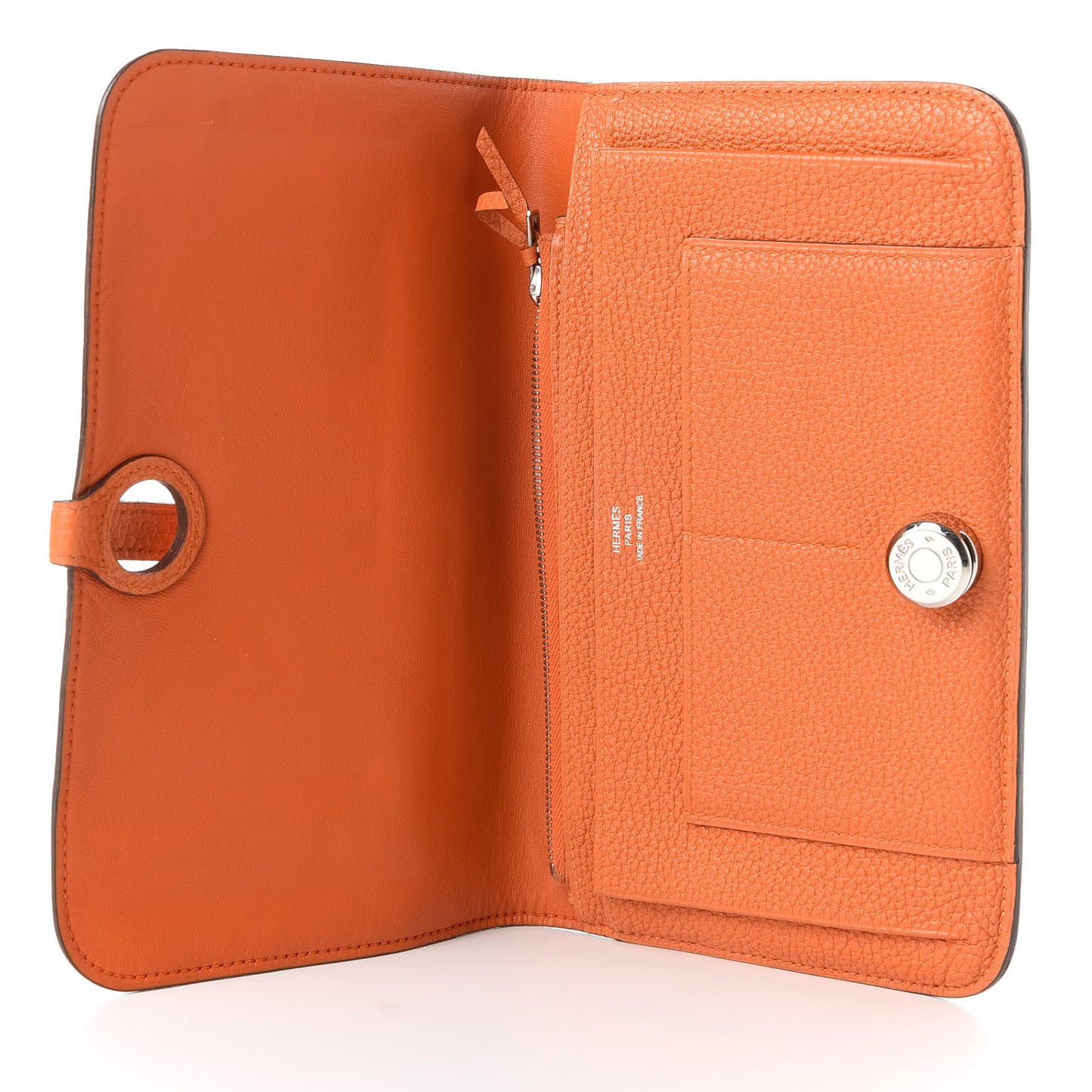 Togo Dogon Duo Wallet Orange
