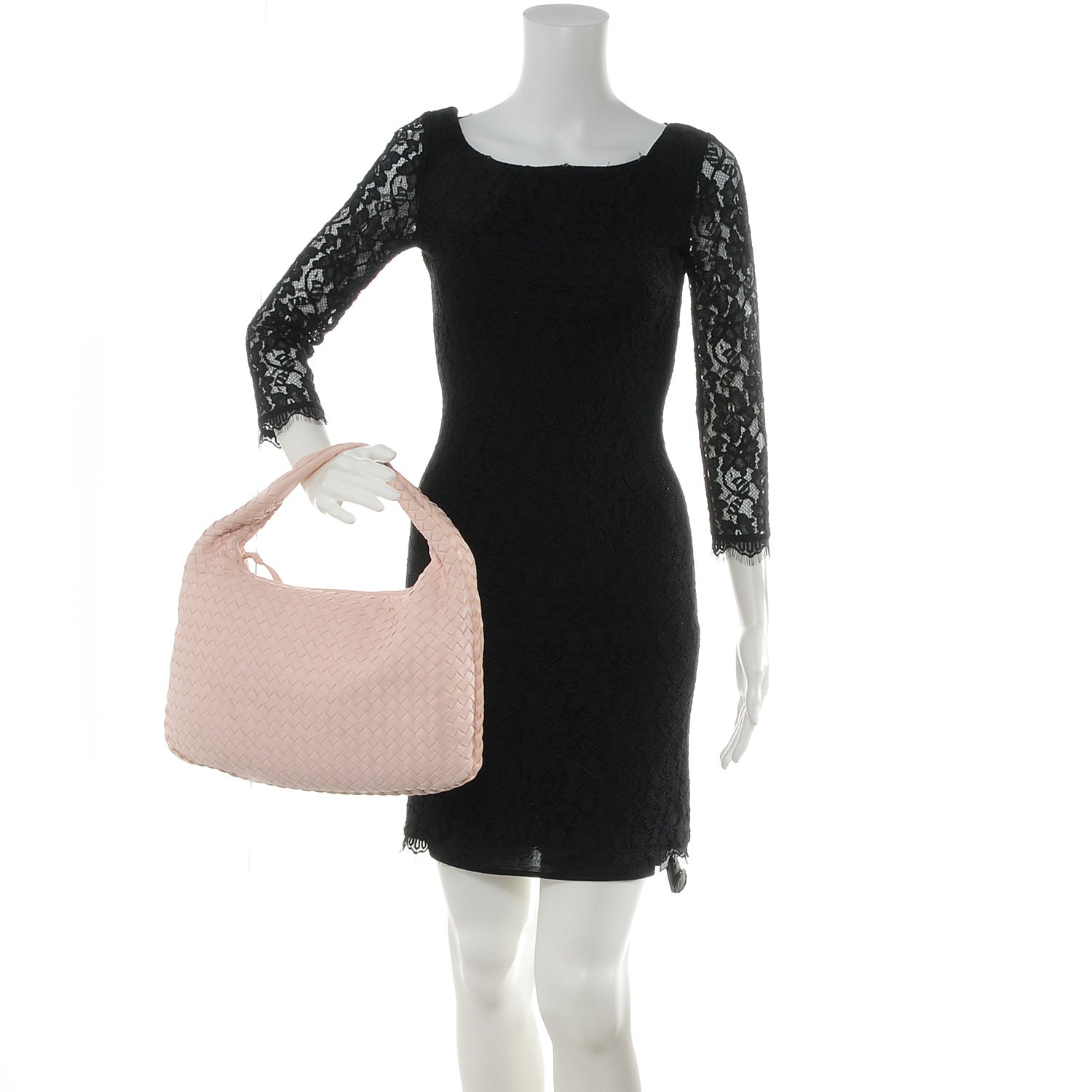 Bottega Veneta Nappa Intrecciato Medium Hobo Magnolia 2 of 8