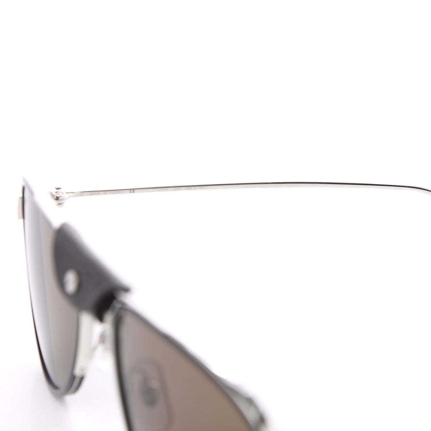 Black Horn Carbon Santos De Aviator Sunglasses Brown