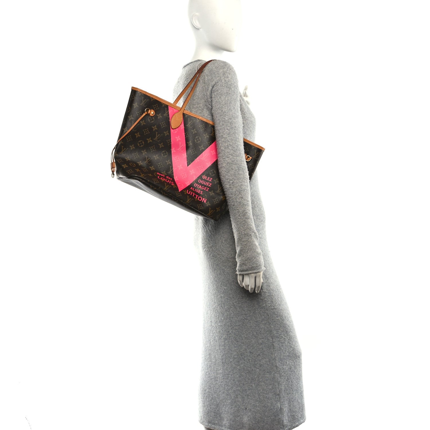 Louis Vuitton Monogram V Neverfull MM Grenade 1892141 – FASHIONPHILE