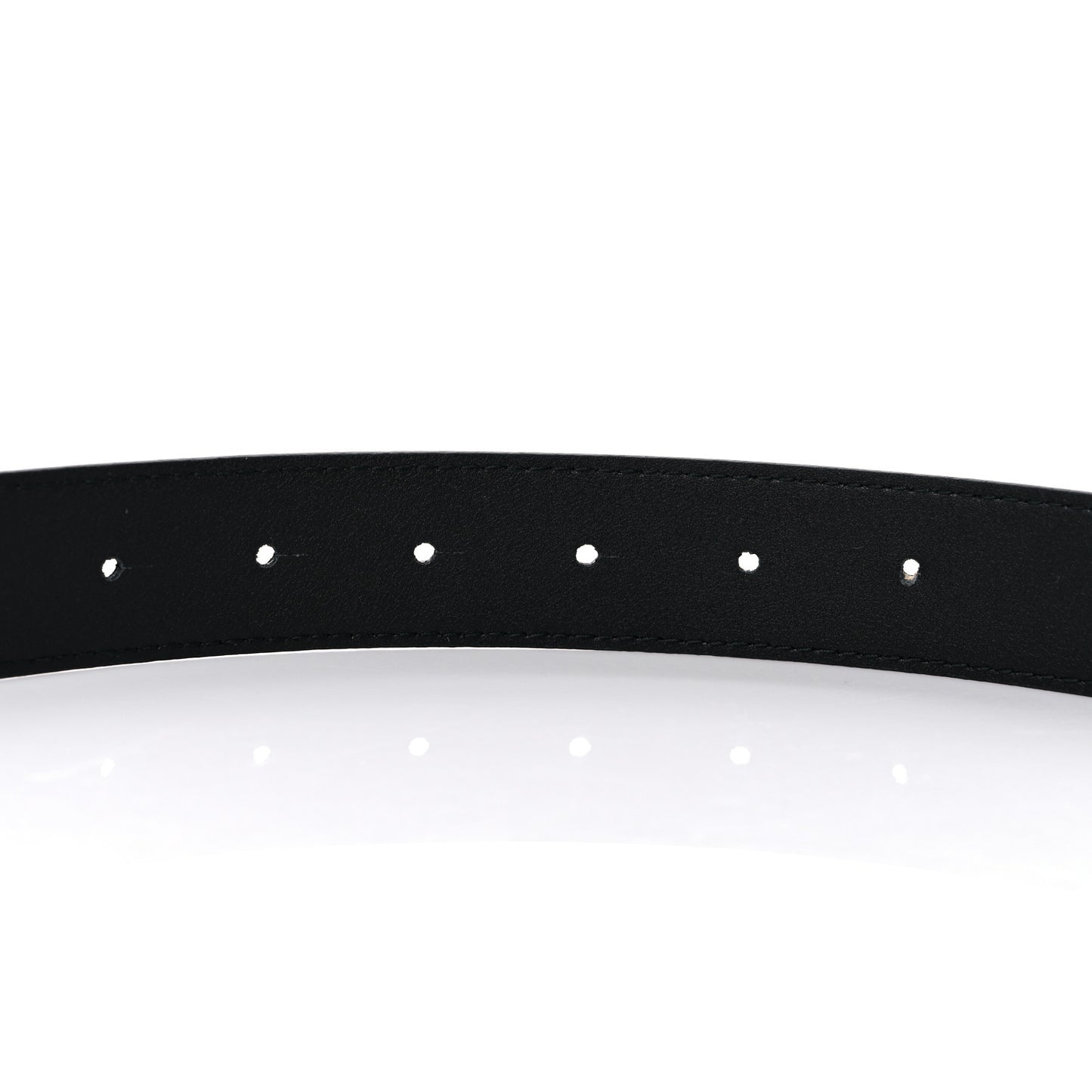 Coated Canvas BB Monogram Thin Belt 85 Black
