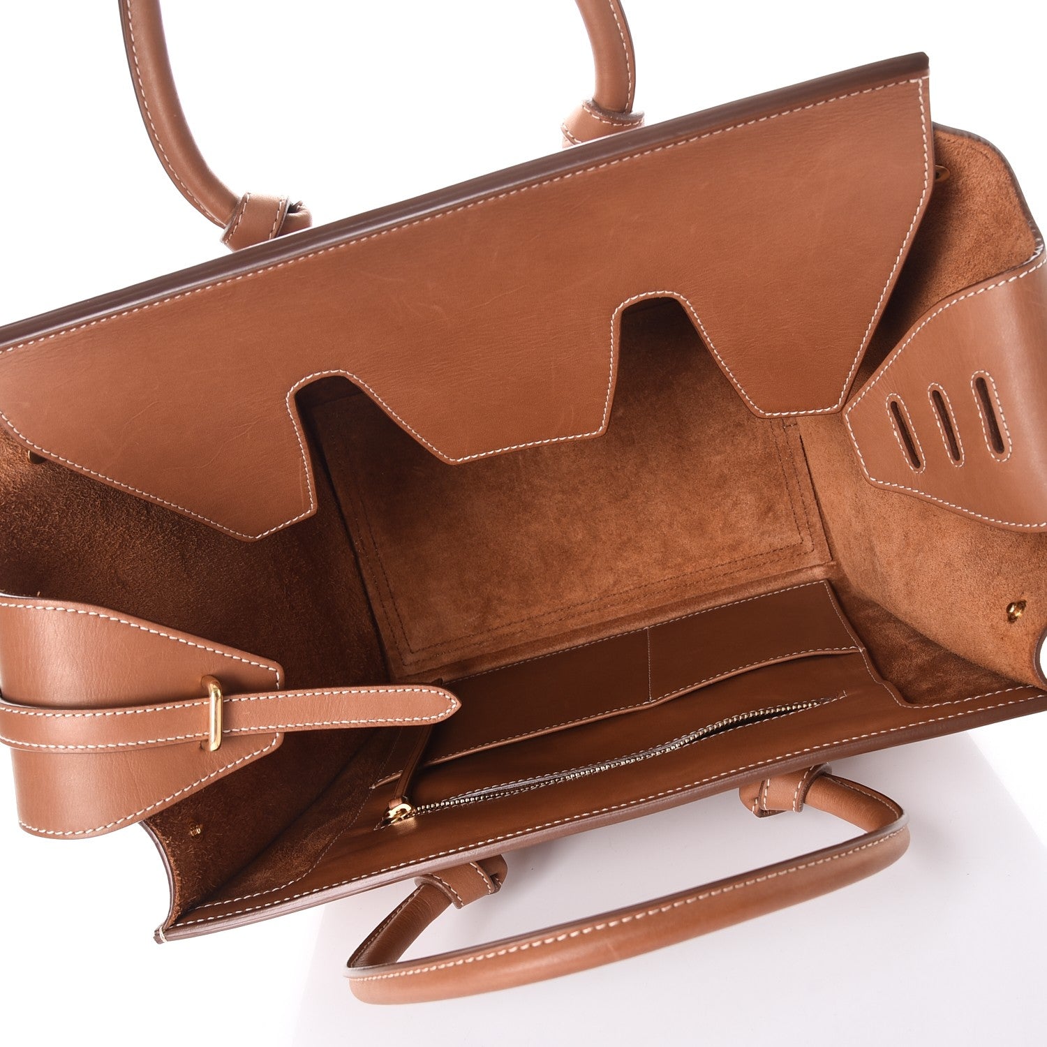 Celine Natural Calfskin Mini Tie Knot Tote Tan 5 of 9