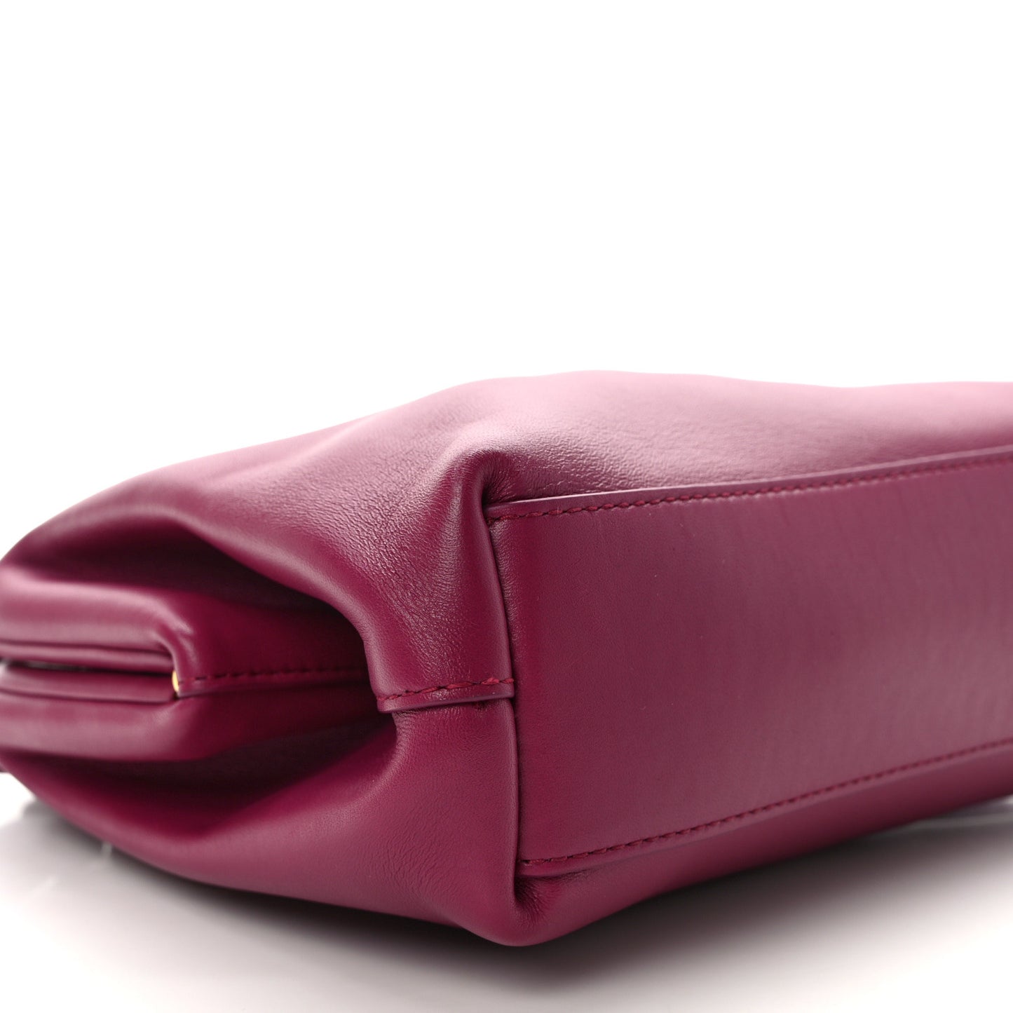 Calfskin Small The Point Triangle Bag Cinnabar