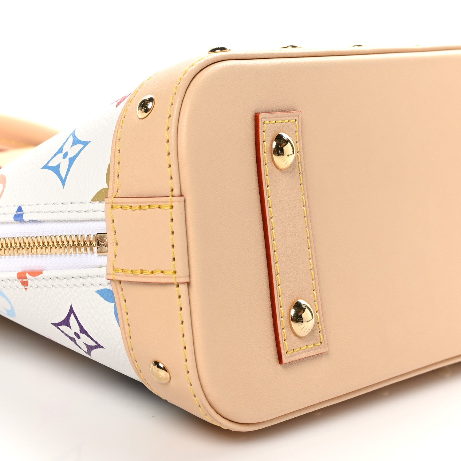 Louis Vuitton LV x TM Monogram Multicolor Alma BB White 9 of 10