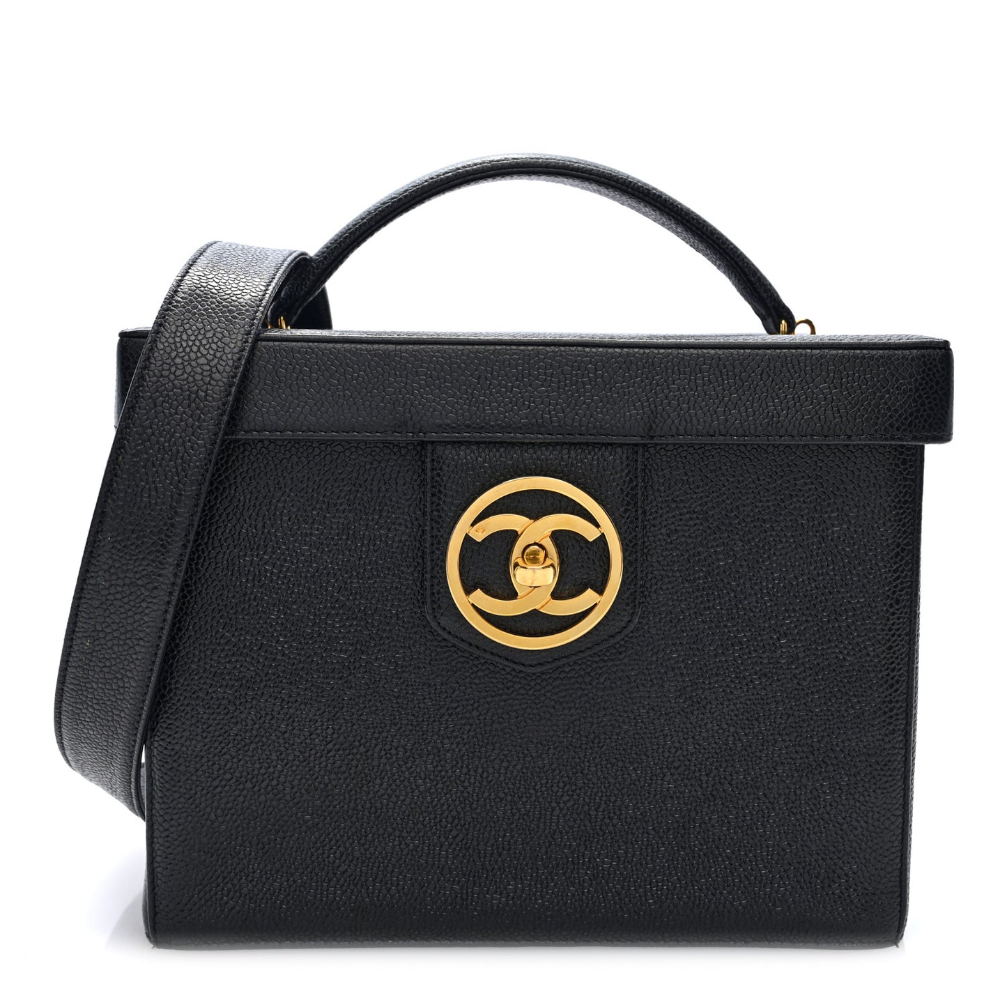 Caviar Vanity Train Case Black