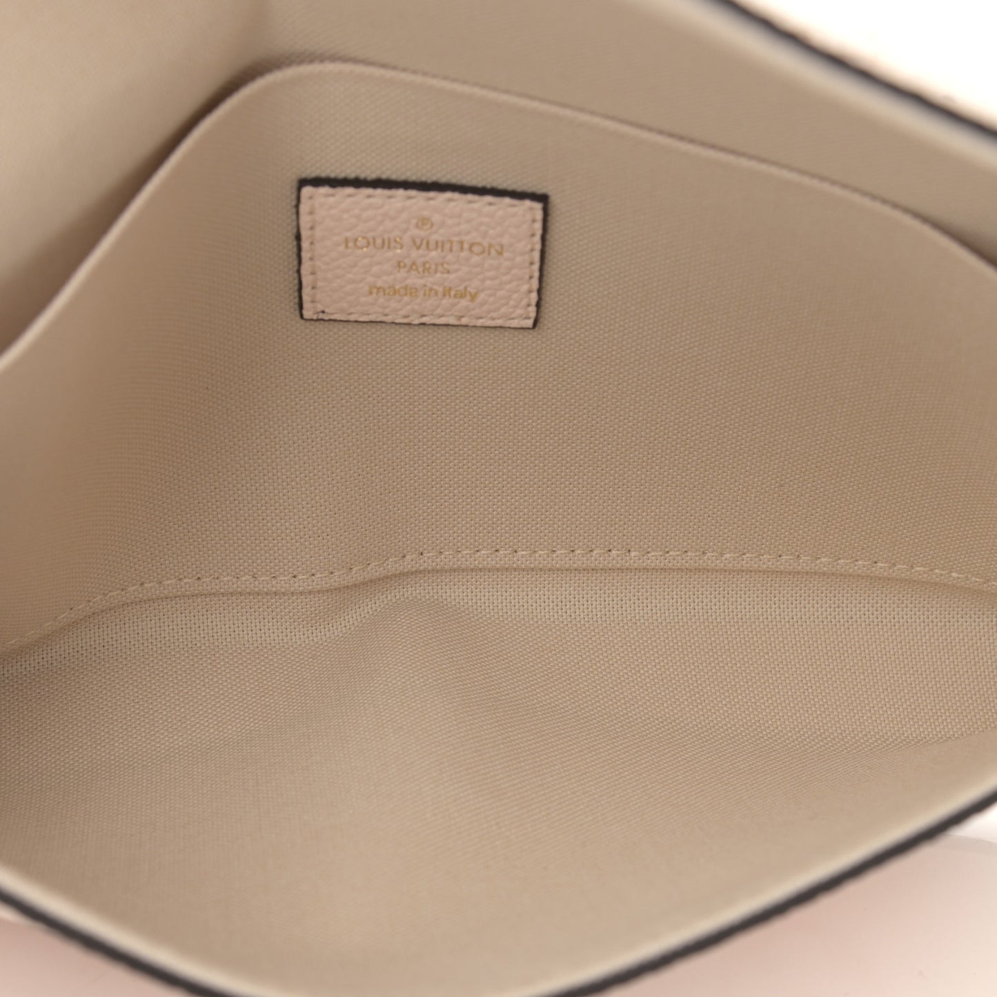 Empreinte Monogram Giant By The Pool Felicie Pochette Chain Wallet Cream Saffron