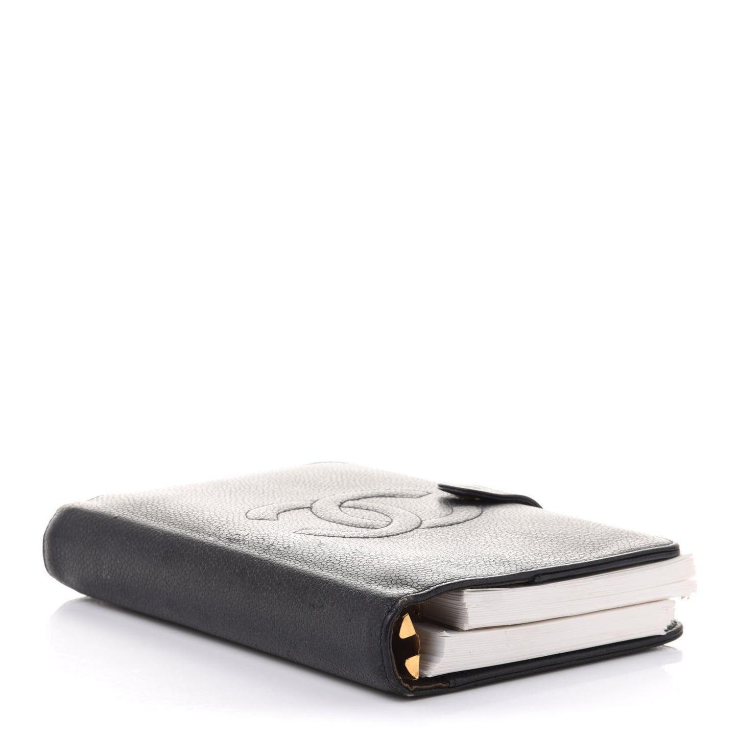 Caviar Timeless CC Ring Agenda Planner Black