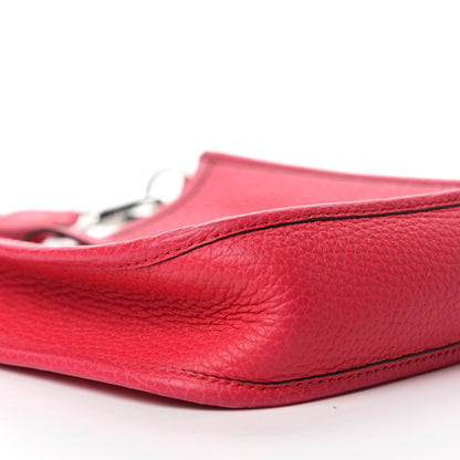 Hermes Taurillon Clemence Evelyne TPM Rose Extreme 6 of 13