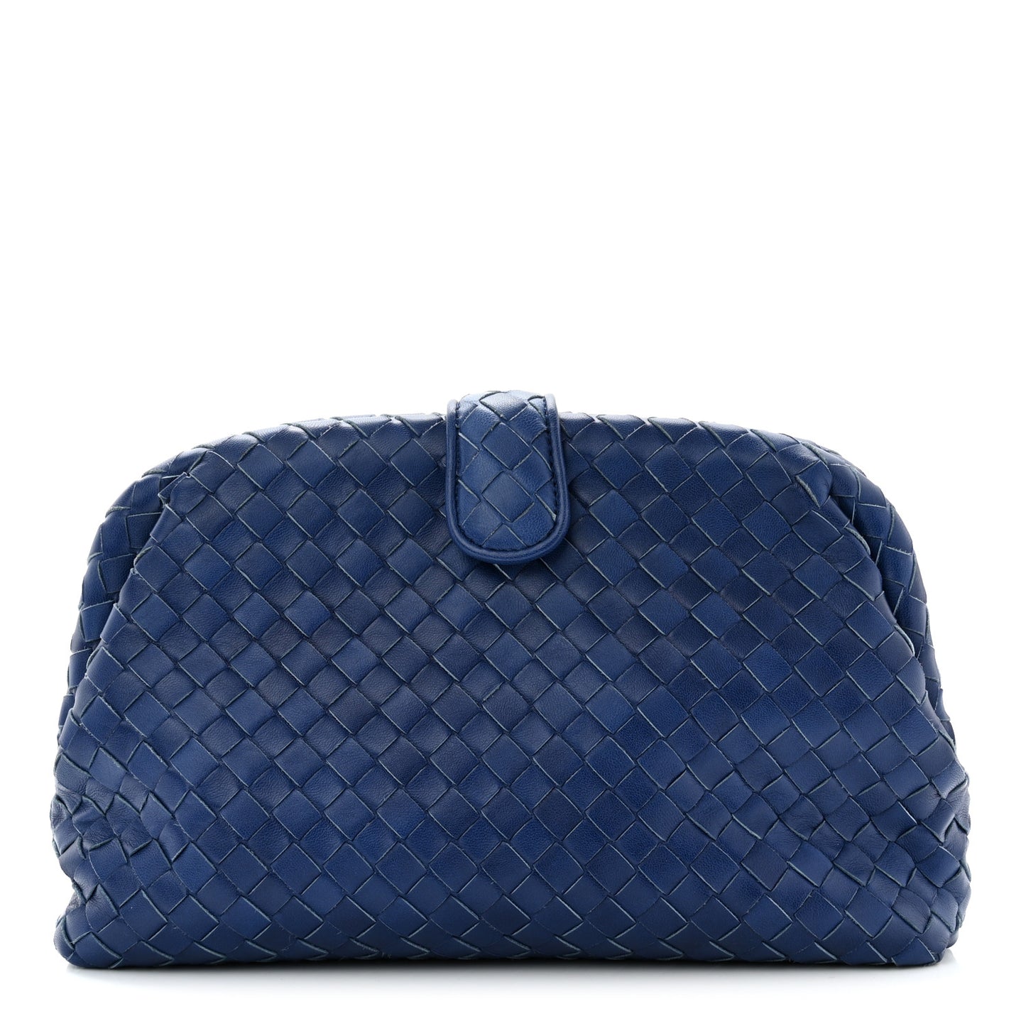 Nappa Intrecciato The Lauren 1980 Clutch Cobalt