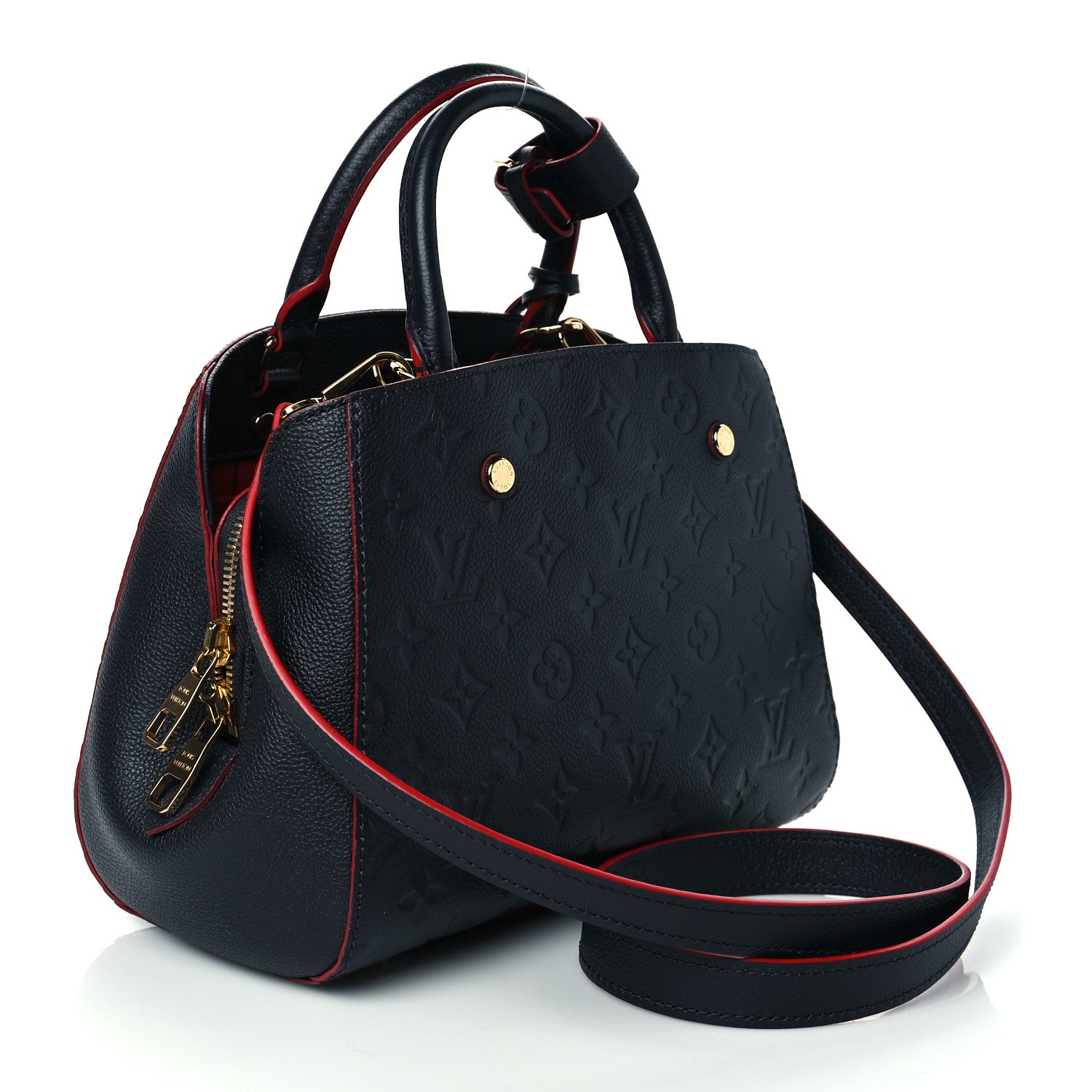 Louis Vuitton Empreinte Montaigne BB Marine Rouge 3 of 9