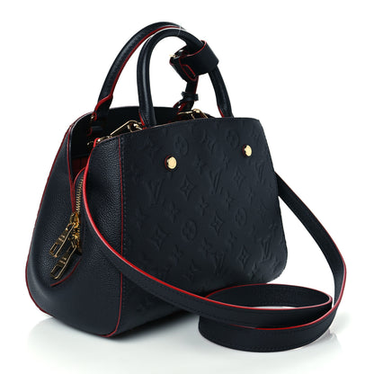 Louis Vuitton Empreinte Montaigne BB Marine Rouge 3 of 9