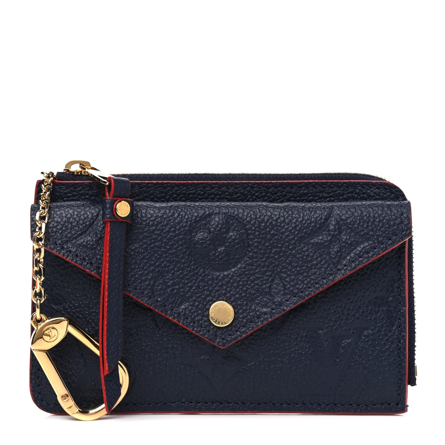 Louis Vuitton Empreinte Recto Verso Card Holder Marine Rouge 1 of 4