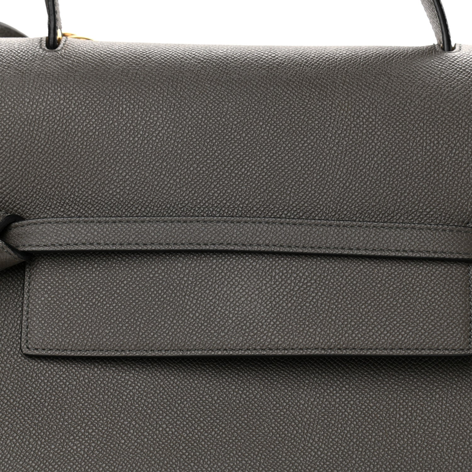 Celine Grained Calfskin Mini Belt Bag Grey 7 of 9