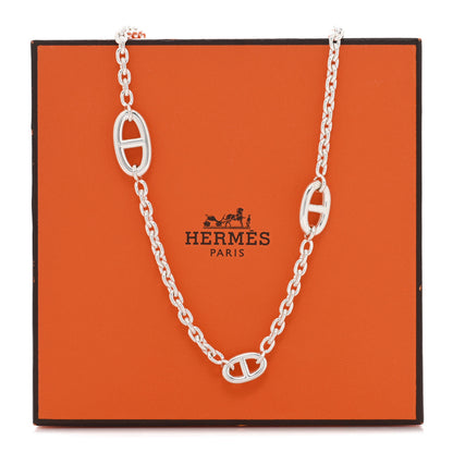 Hermes Sterling Silver Farandole Necklace 120 5 of 5
