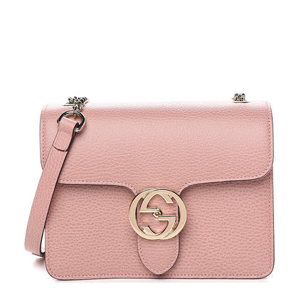 Gucci Dollar Calfskin Small Interlocking G Shoulder Bag Soft Pink 1 of 8