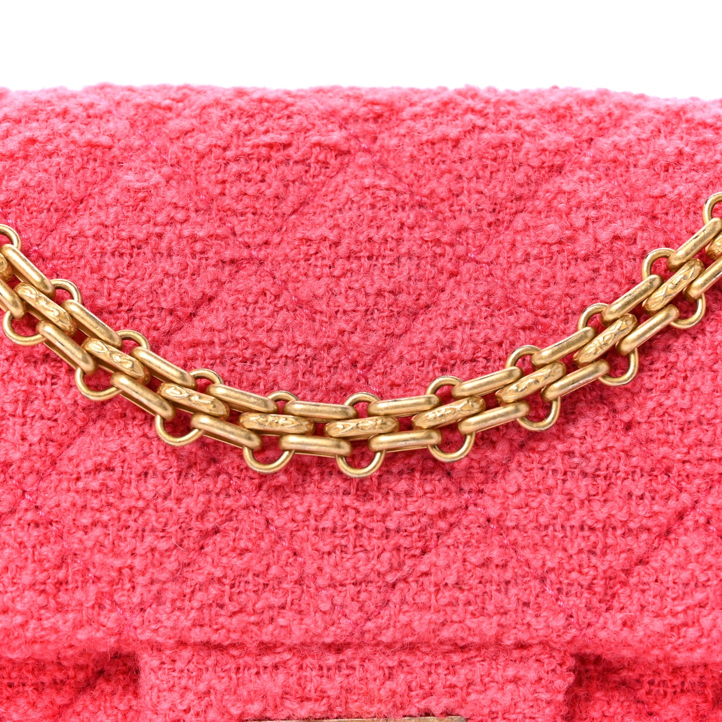 Tweed Quilted 2.55 Reissue Mini Flap Pink