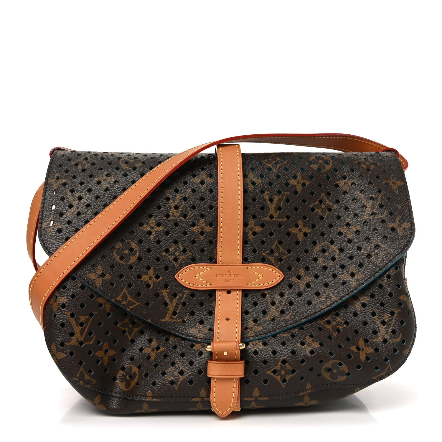 Louis Vuitton Monogram SC Flore Saumur Teal 1 of 9