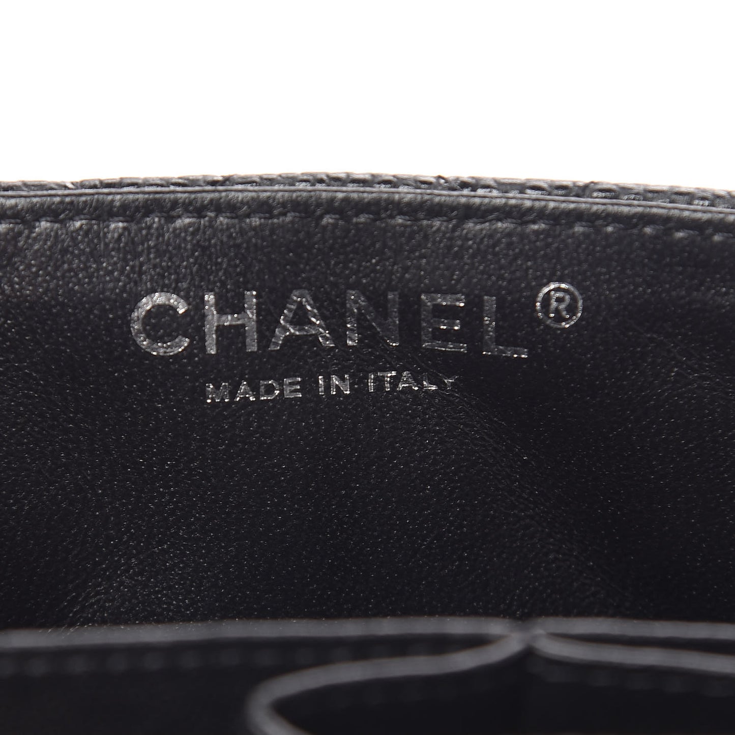 Caviar Quilted East West Flap Black