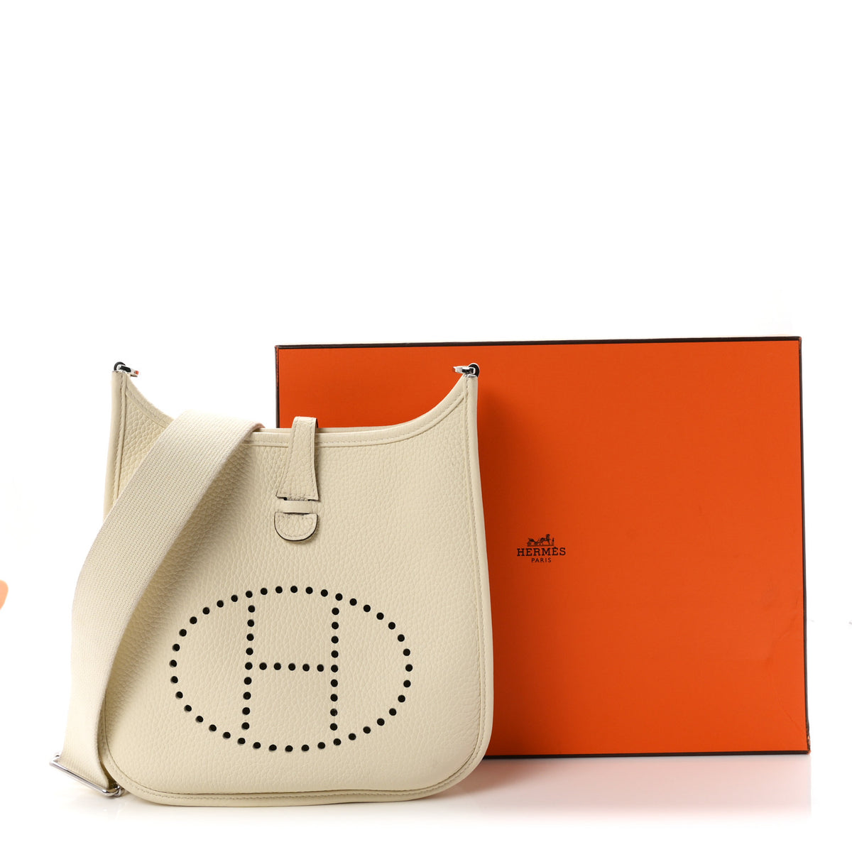 Taurillon Clemence Evelyne 23 Poche III Cream