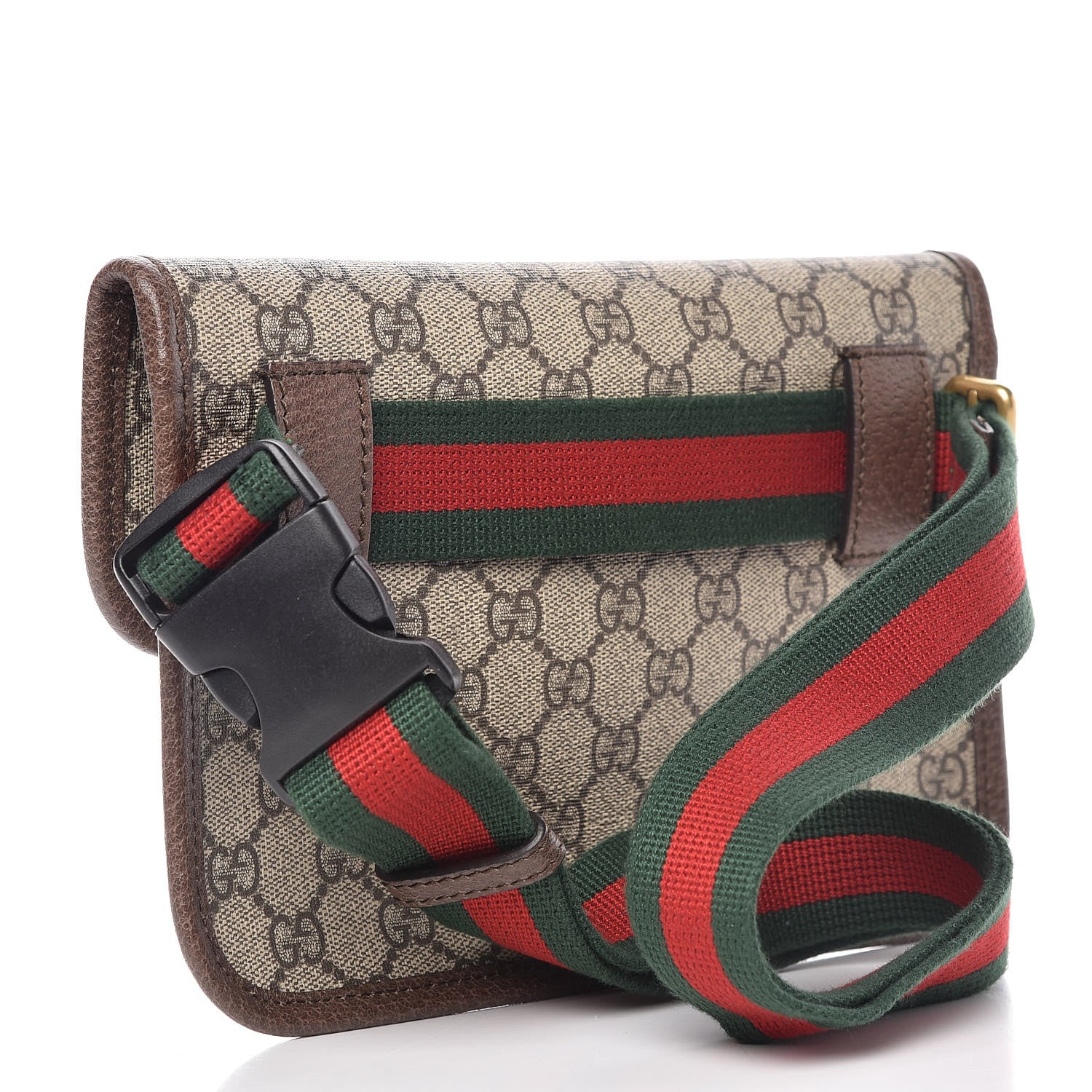 Gucci GG Supreme Monogram Neo Vintage Web Belt Bag Brown 3 of 9