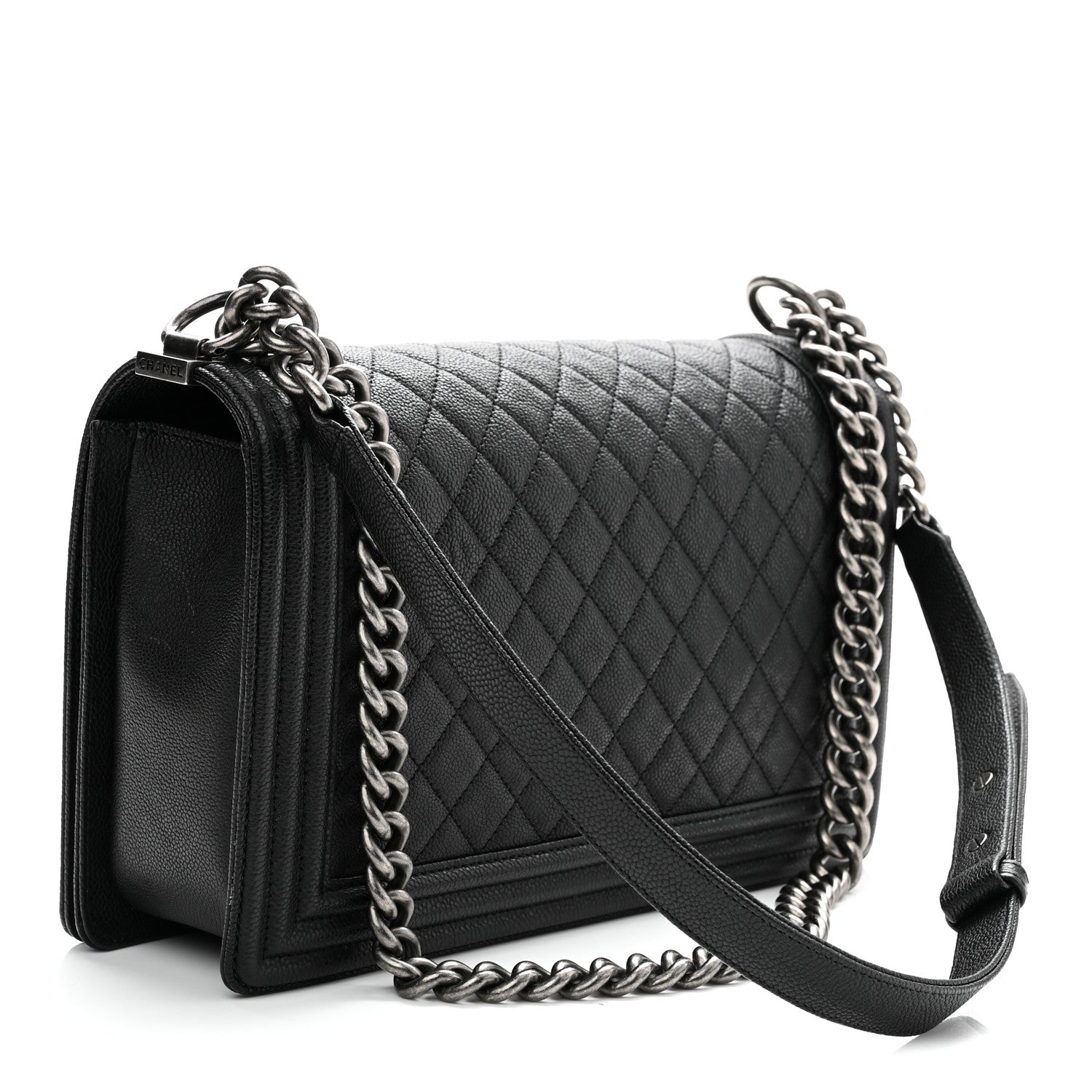 Chanel Caviar Quilted New Medium Boy Flap Black 3 of 11