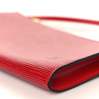 Louis Vuitton Epi Pochette Accessories 24 Castillan Red 7 of 7