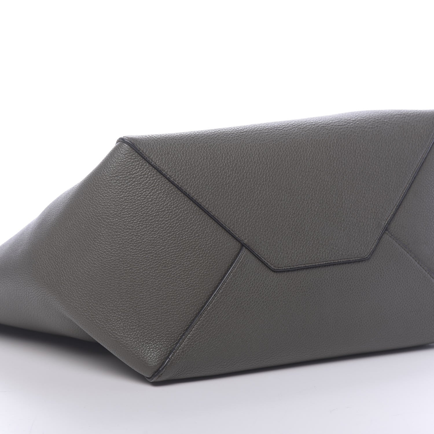 Celine Soft Grained Calfskin Small Belt Cabas Phantom Stone 11 of 12