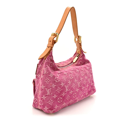 Louis Vuitton Denim Baggy PM Fuchsia 3 of 12