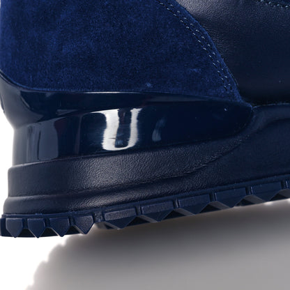 Louis Vuitton Suede Run Away Sneakers 38 Blue 10 of 11