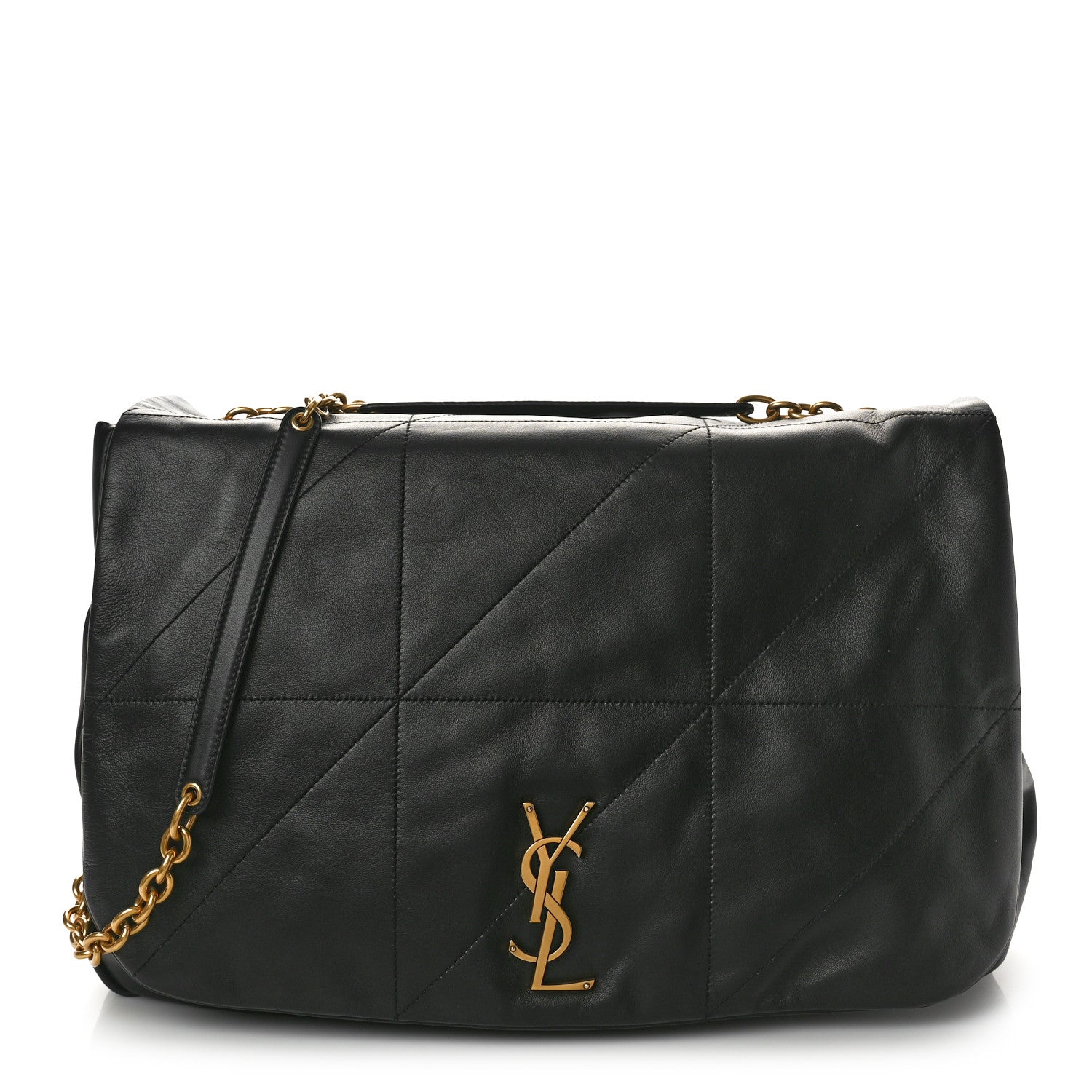 Saint Laurent Lambskin Matelasse Monogram Large Jamie 4.3 Black 1 of 11