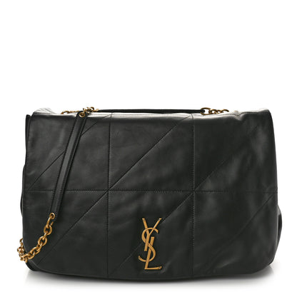 Saint Laurent Lambskin Matelasse Monogram Large Jamie 4.3 Black 1 of 11
