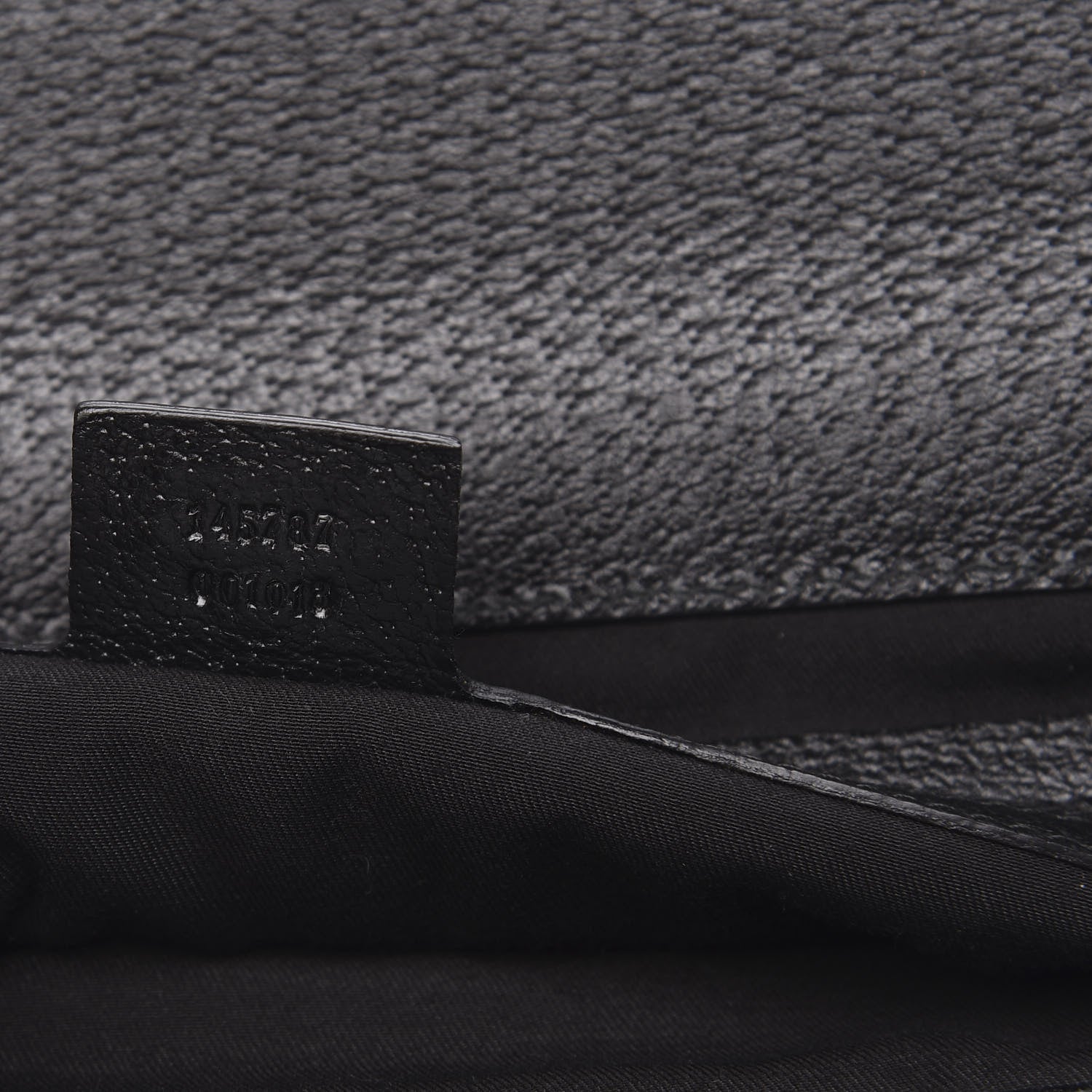 Gucci Velvet Horsebit Embossed Medium Punch Top Handle Tote Black 7 of 10