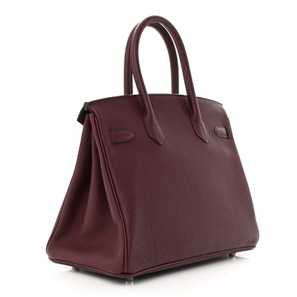 Hermes Togo BIRKIN 30 Rouge H 3 of 11