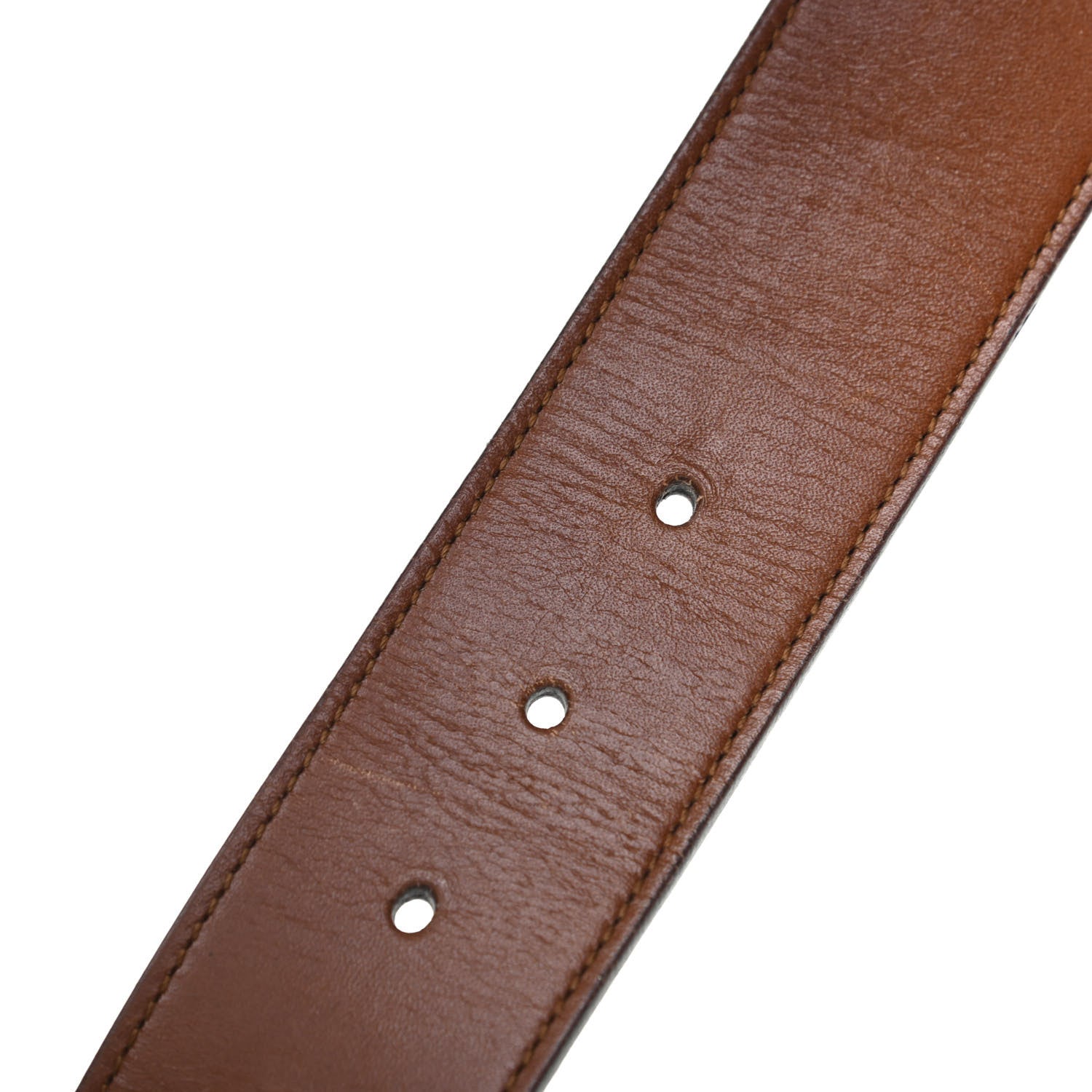 Gucci Nylon Calfskin Double G Web 40mm Belt 95 38 Green Red Cuir 4 of 6