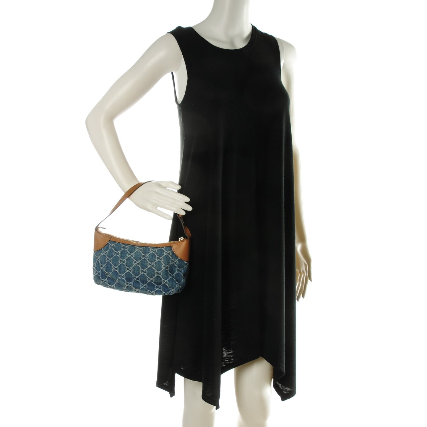 Denim Monogram Pochette
