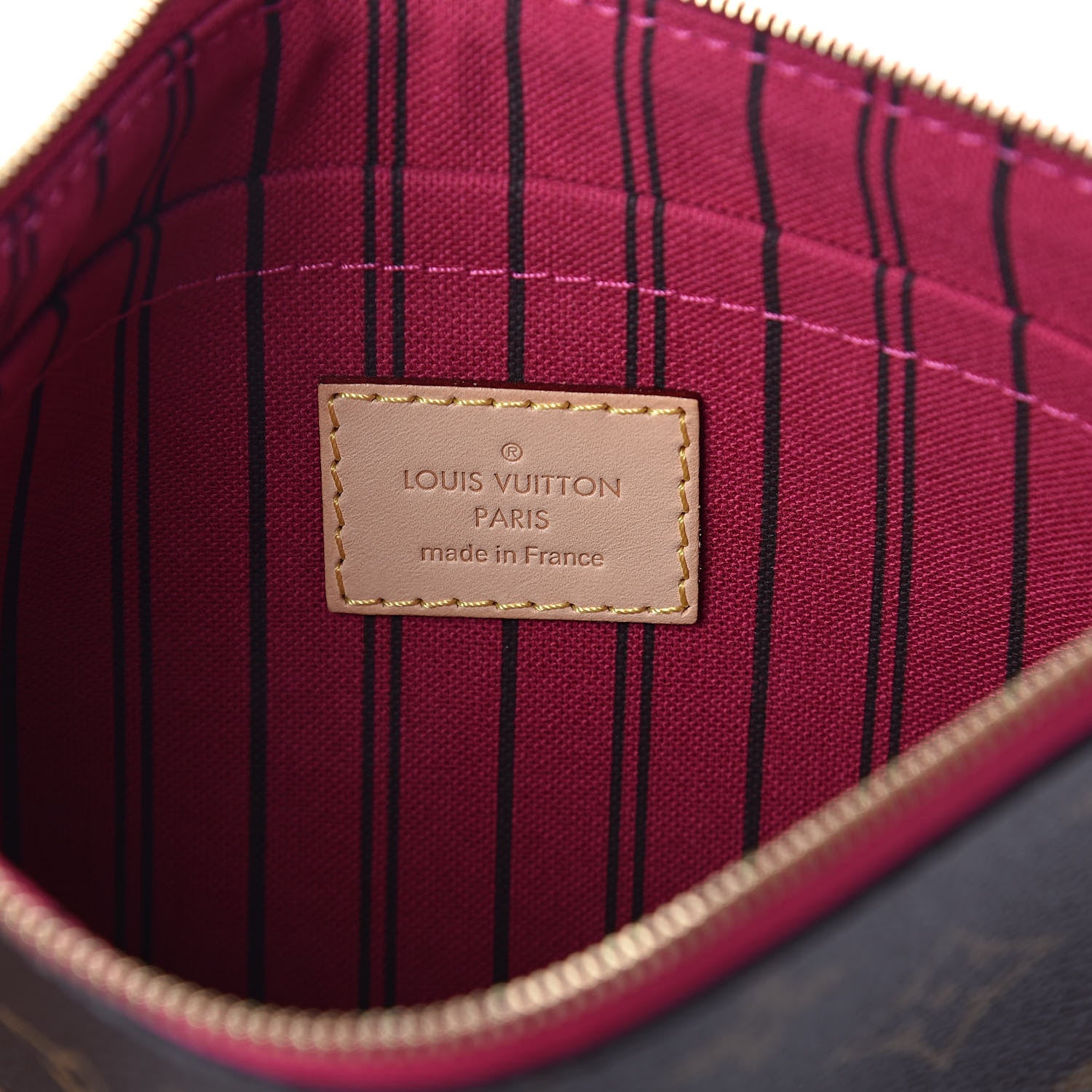 Louis Vuitton Monogram Neverfull MM GM Pochette Pivoine 6 of 6