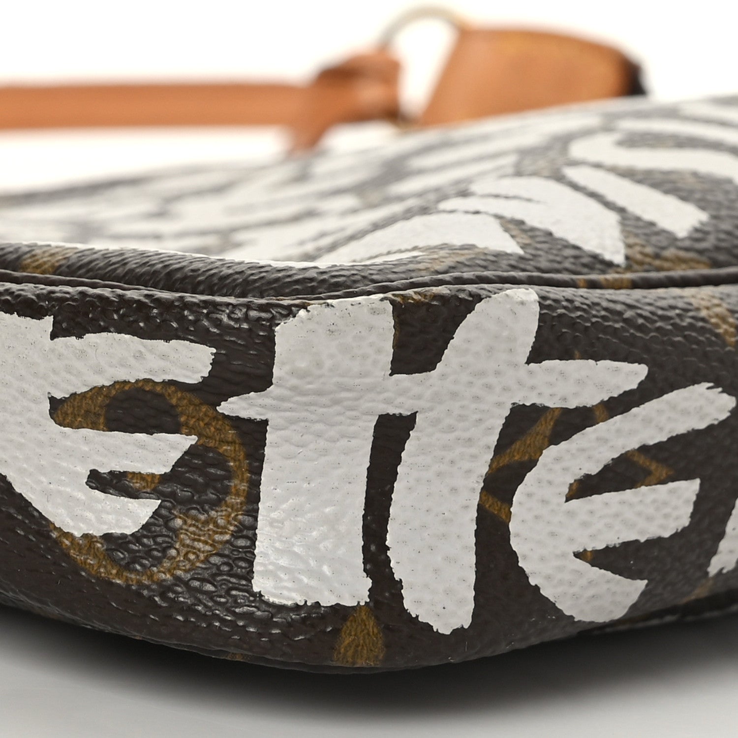 Louis Vuitton Monogram Graffiti Pochette Accessories Silver 8 of 9