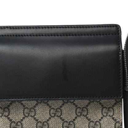 Gucci GG Supreme Monogram Web Belt Bag Black 11 of 12