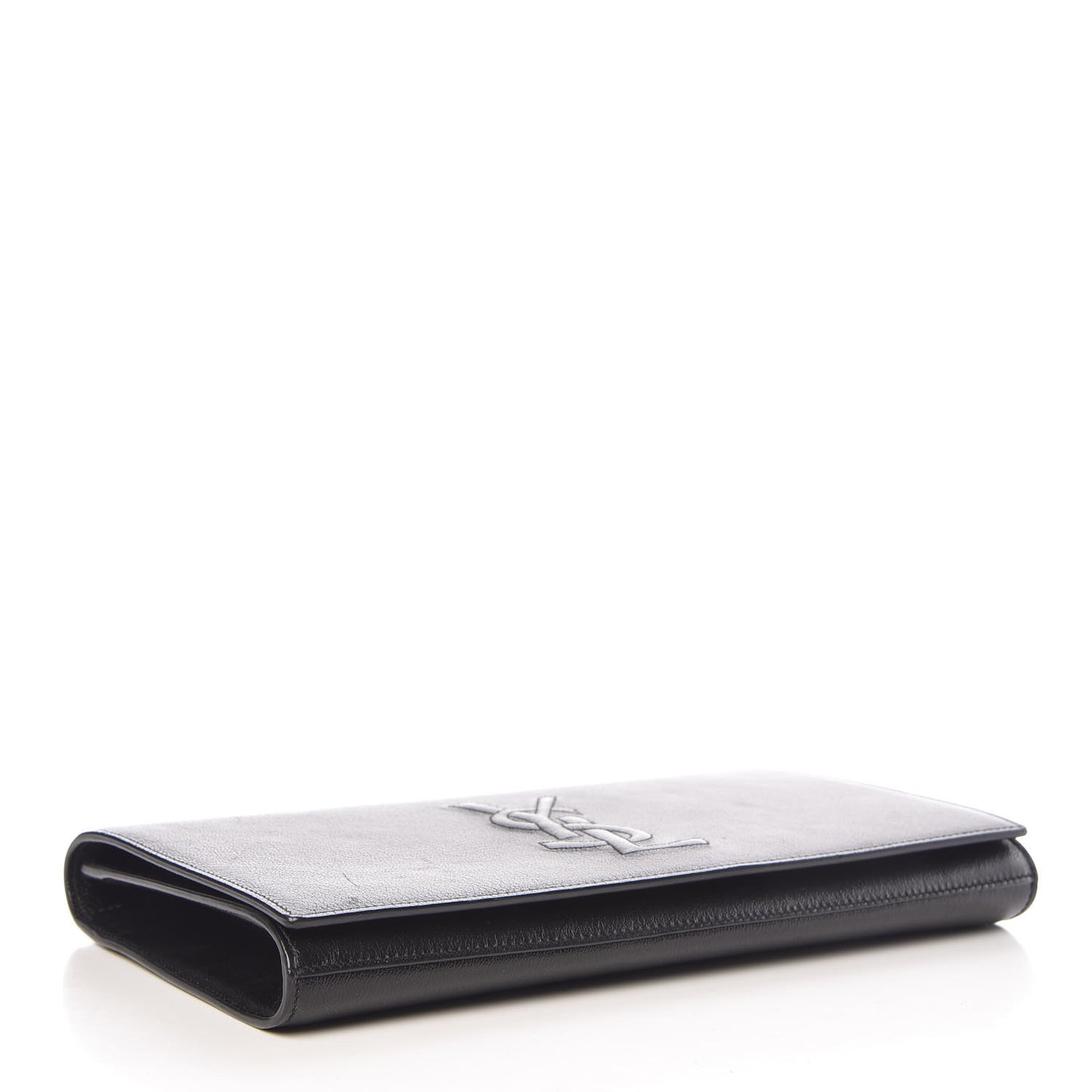Calfskin Monogram Large Belle De Jour Clutch Black