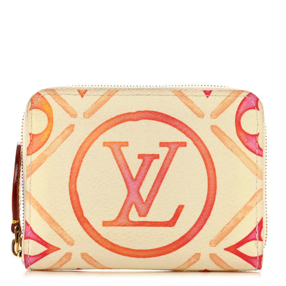 Louis Vuitton Monogram LV By The Pool Zippy Coin Purse Coral 1 of 10