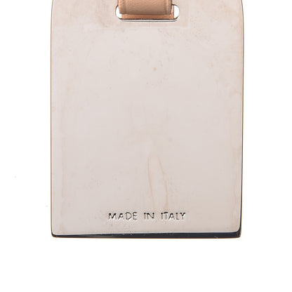 Louis Vuitton Metal Luggage Tag Key Holder Silver 6 of 8