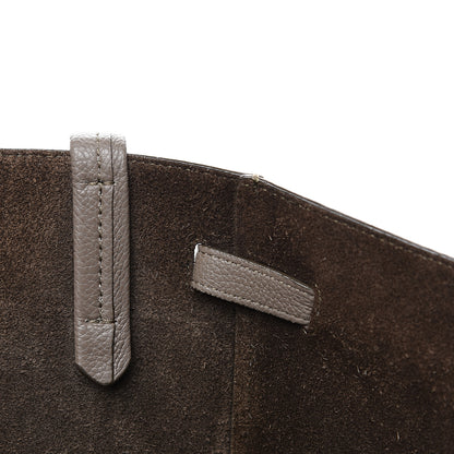 Celine Soft Grained Calfskin Small Belt Cabas Phantom Taupe 11 of 12