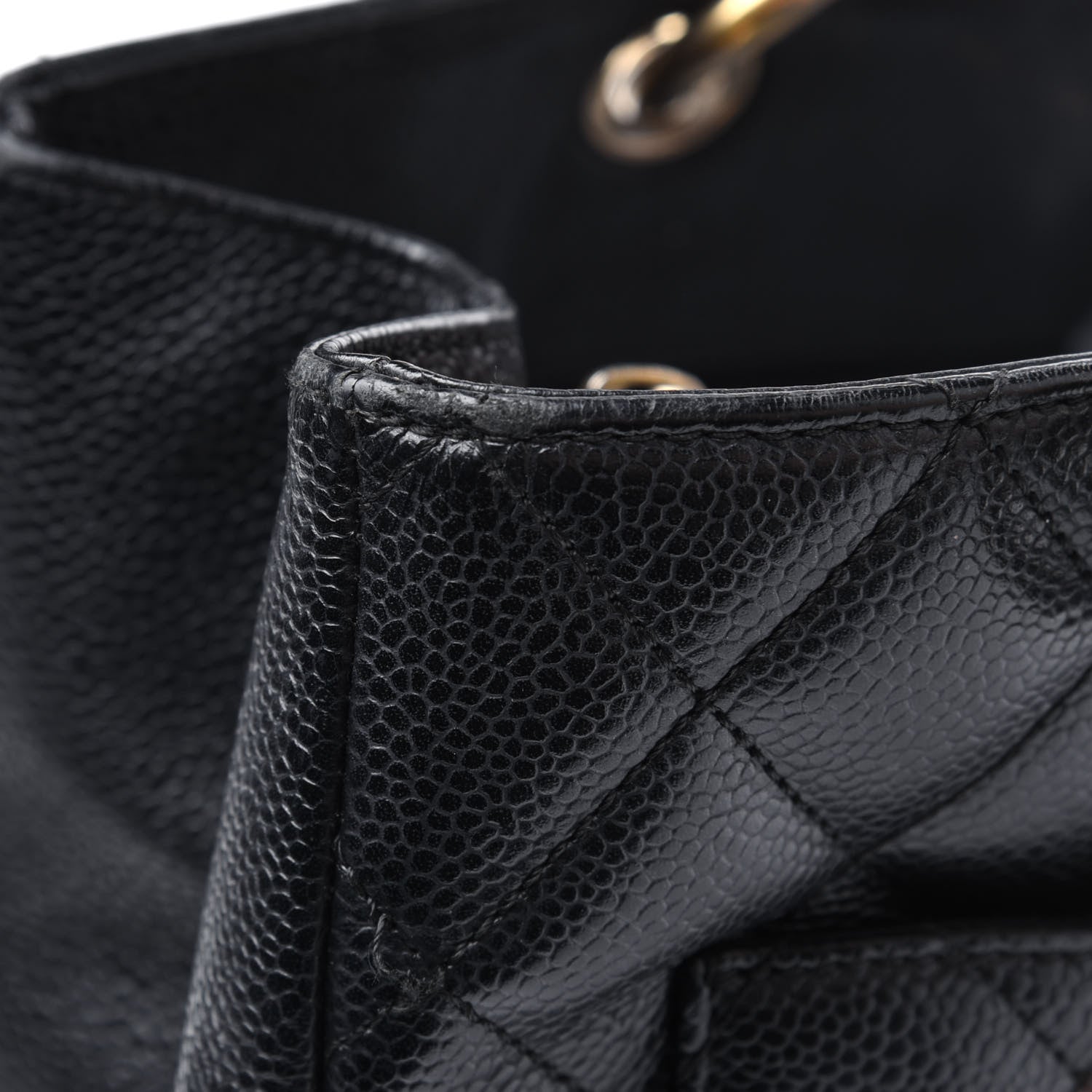 Chanel Caviar Quilted Grand Shopping Tote GST Black 23 of 28