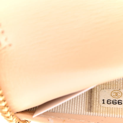 Chanel Caviar Quilted Large Zip Around Organizer Wallet Beige 7 of 12