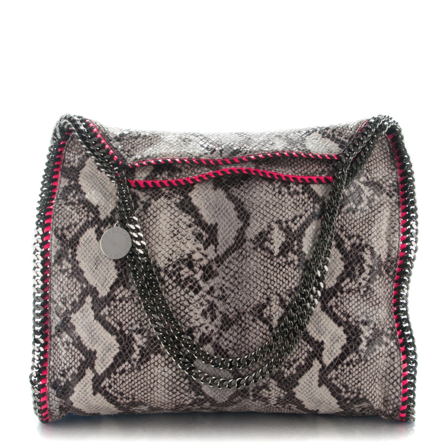 Stella McCartney Eco Python Big Falabella Tote Grey 1 of 10
