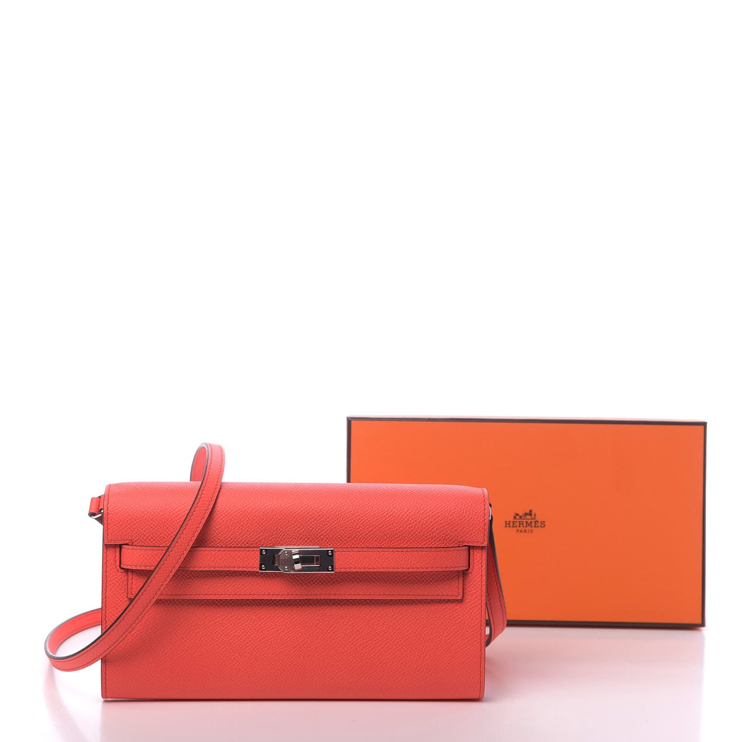 Epsom Kelly Wallet To Go Rose Texas