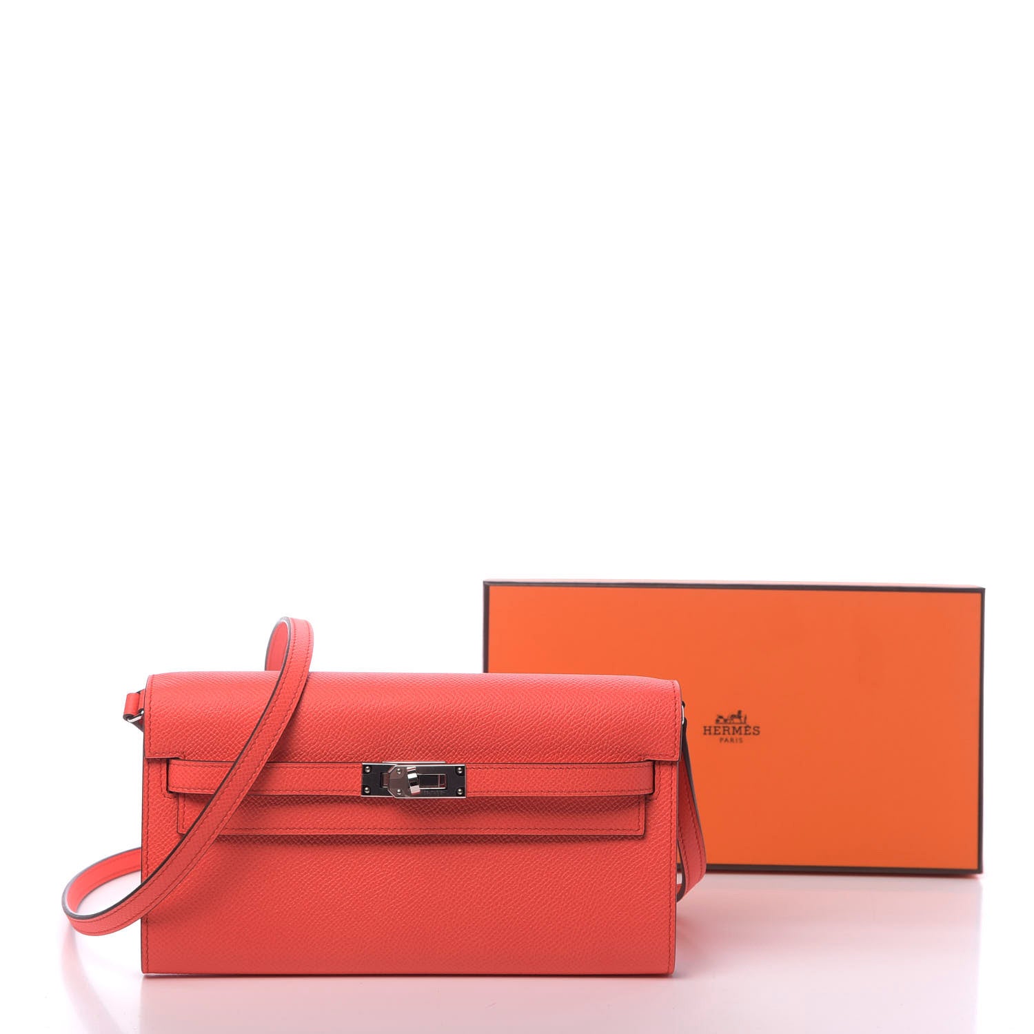 Hermes Epsom Kelly Wallet To Go Rose Texas 11 of 11