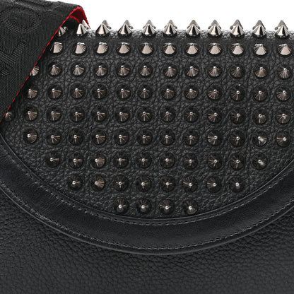 Christian Louboutin Calfskin Funky Spikes Wallet on Strap Black 8 of 20